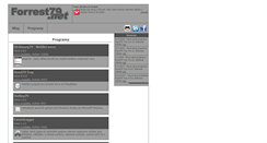 Desktop Screenshot of forrest79.net
