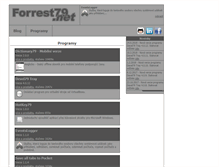 Tablet Screenshot of forrest79.net
